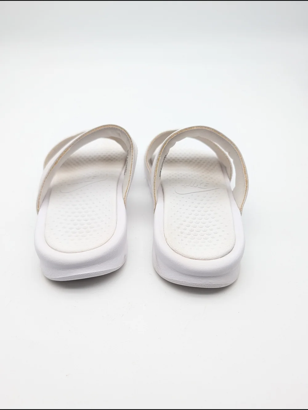 Nike Womens Benassi Duo Ultra Slide Sandals White Size US 7
